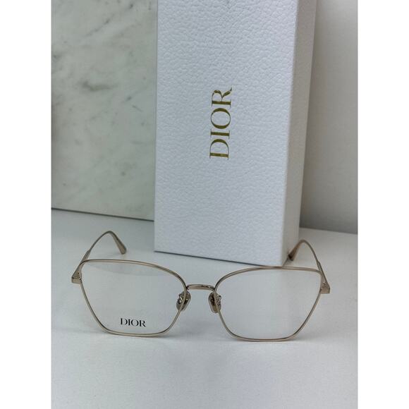 NEW Dior GemDiorO B2U Eyeglasses Frames in Rose Gold - Picture 4 of 6